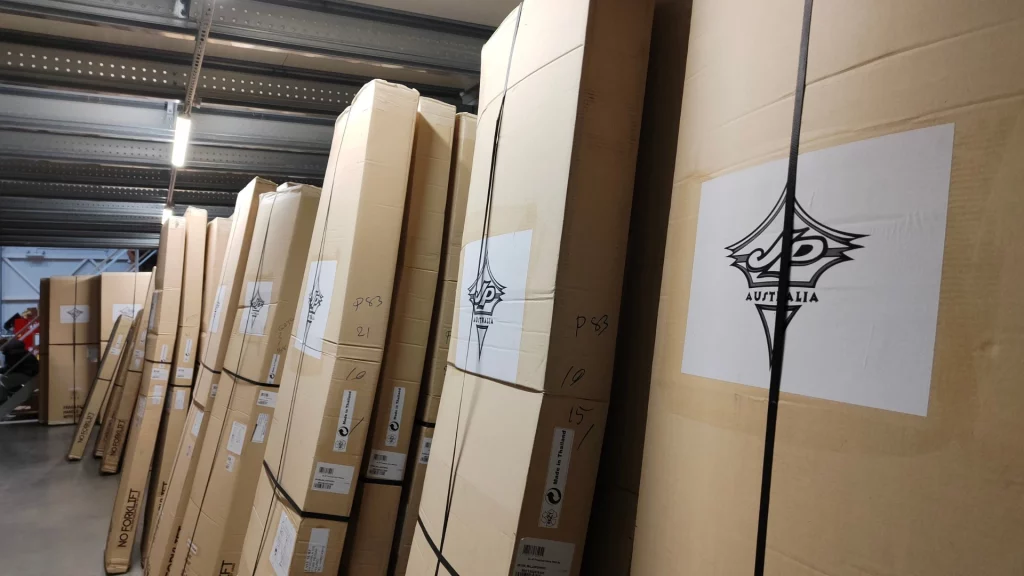 Massive Shipment of Windsurfing and Wing Foil Boards from JP-Australia and Tabou for 2025
