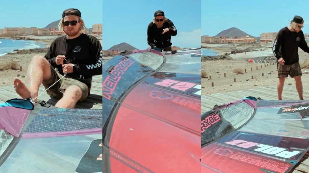 How to Easily Downhaul a Windsurfing Sail