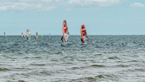 IQ Foil juniors showing off during clinics