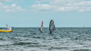 windsurfer on the water