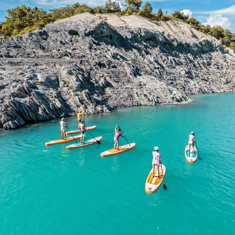 People cruising on Aqua Marina Pure Air Coast
