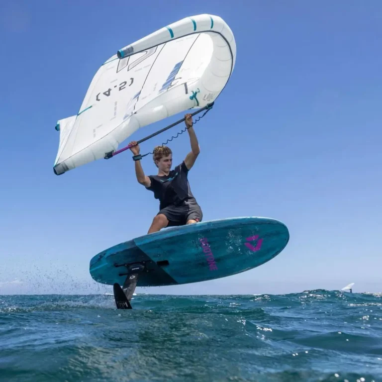 Duotone Skybrid SLS wing foil board action