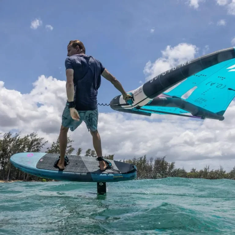 Duotone Skybrid SLS wing foil board action