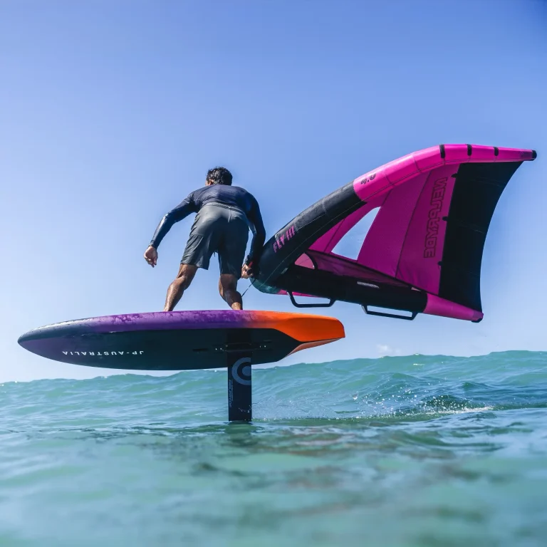 JP-Australia M-Winger PRO wing foil board in action
