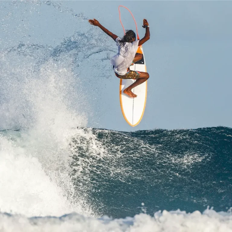TORQ - man jumping on a surfboard