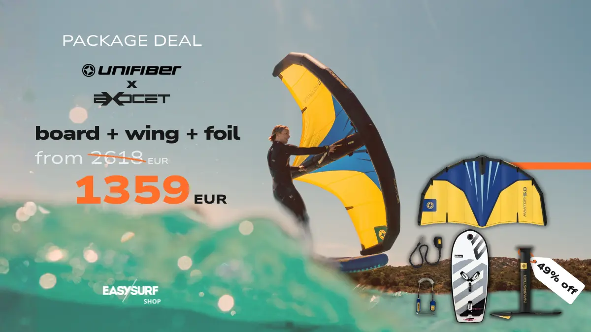 Unifiber x Exocet wing foil set at a special price! thumbnail