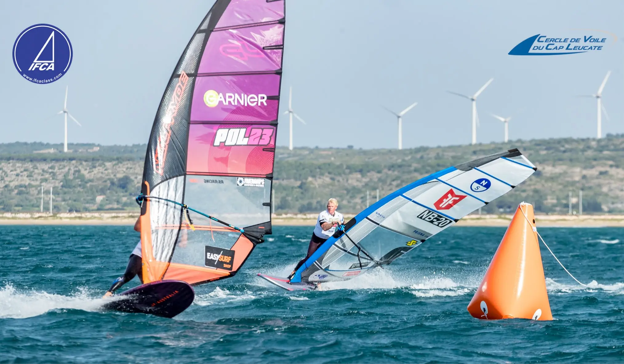 Race fleet at the start, IFCA World Championships 2026 Leucate