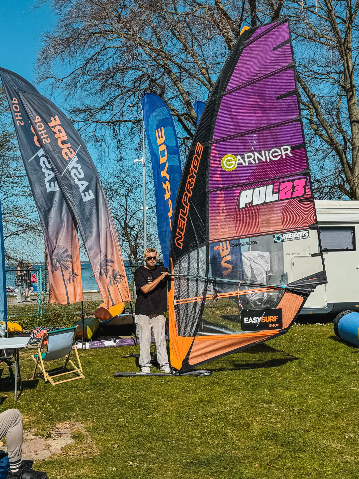 Maciek Rutkowski with NeilPryde POL23 race sail