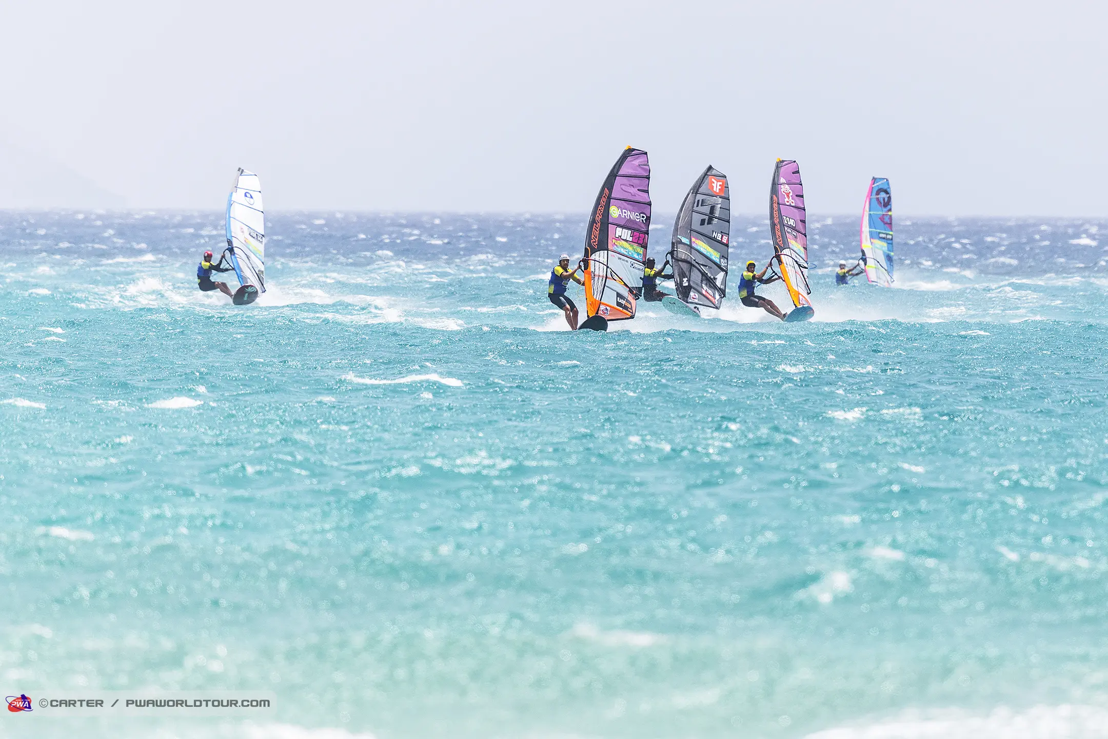 Ekstremalne warunki podczas PWA Slalom X na Sotavento