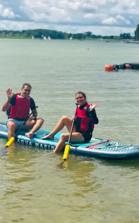 peopole during sup demo days organized by EASY-surfshop in Kiekrz