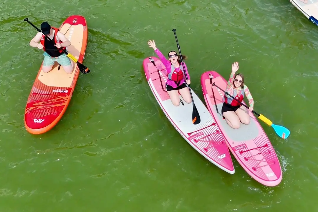 peopole during sup demo days organized by EASY-surfshop in Kiekrz