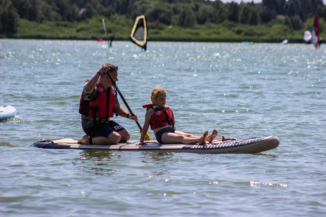 peopole during sup demo days organized by EASY-surfshop in Kiekrz