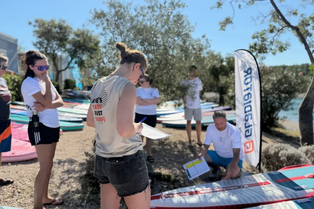 wyjazd zespołu EASY-surfshop do Chorwacji w celu zapoznania się z najnowszymi kolekcjami desek SUP
