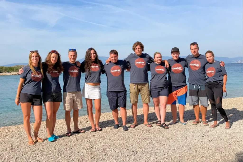 wyjazd ekipy EASY-surfshop do Chorwacji