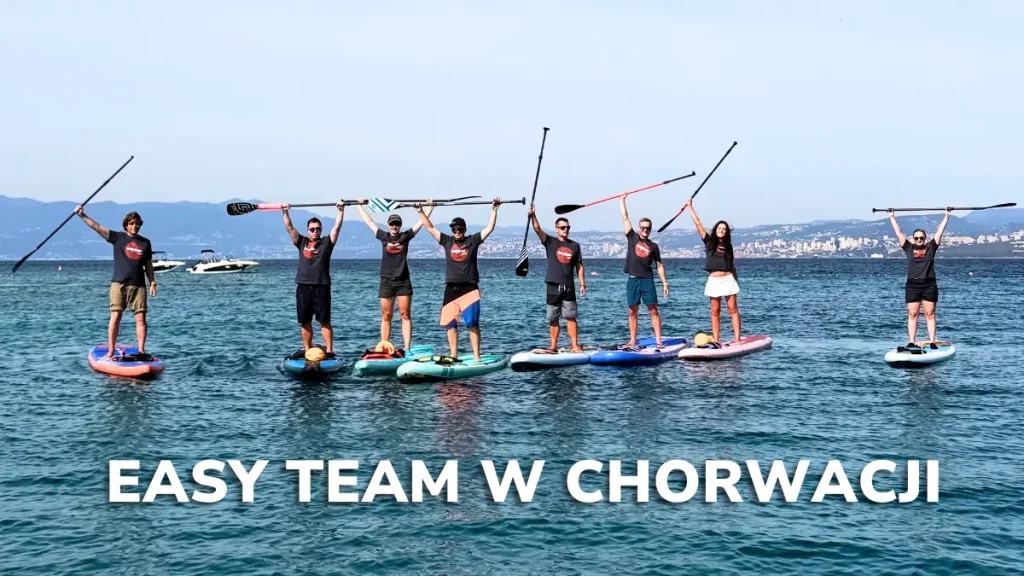 wyjazd zespołu EASY-surfshop do Chorwacji w celu zapoznania się z najnowszymi kolekcjami desek SUP