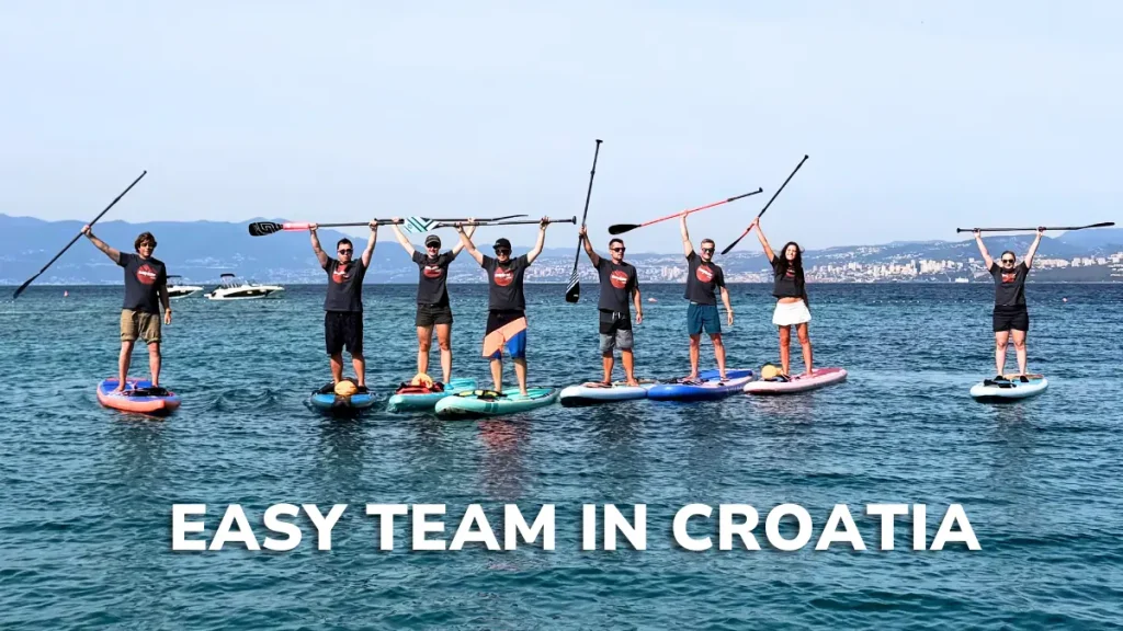 EASY-surfshop Team trip to Croatia to discover new SUP collections