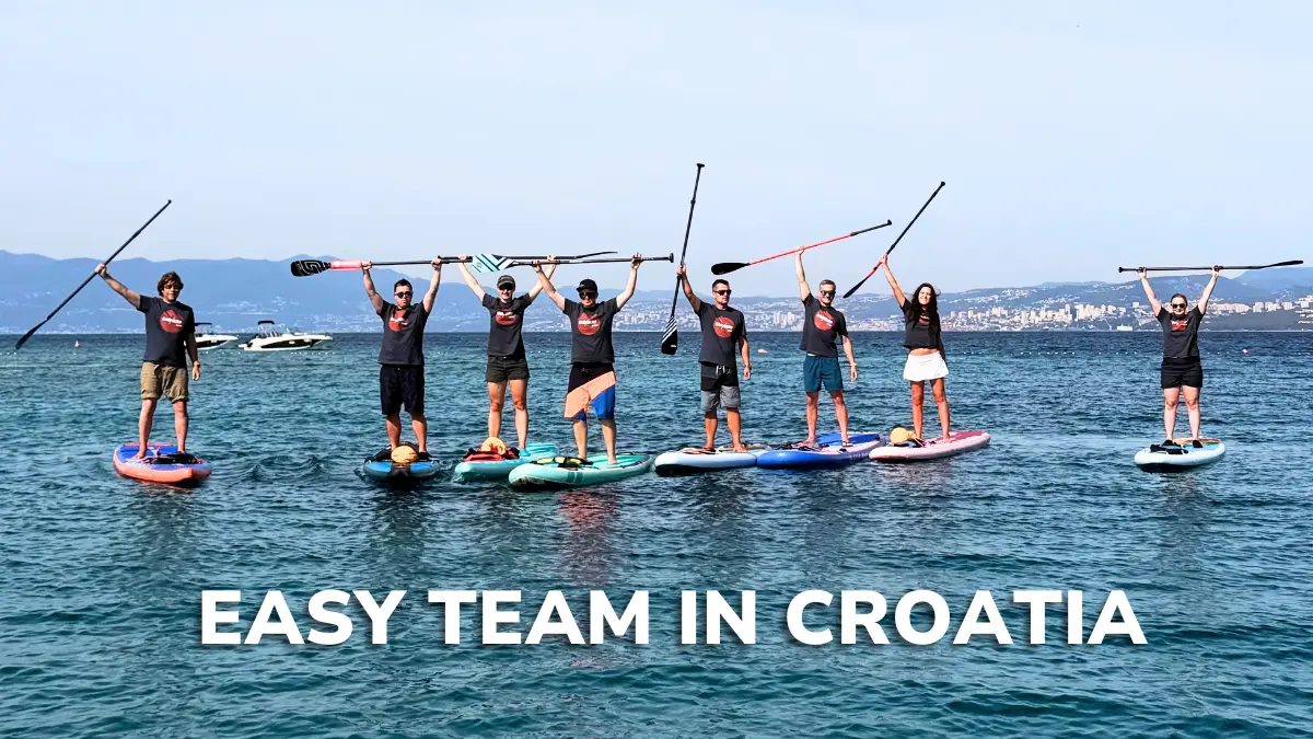 EASY-surfshop Team trip to Croatia to discover new SUP collections